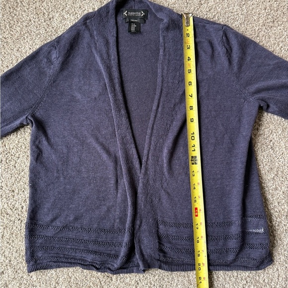 Nanette Lepore 100% Linen Open Front Cardigan - Picture 9 of 9